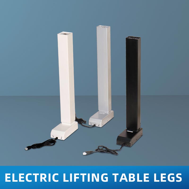 Colonnes élévatrices électriques pour bureaux en îlot